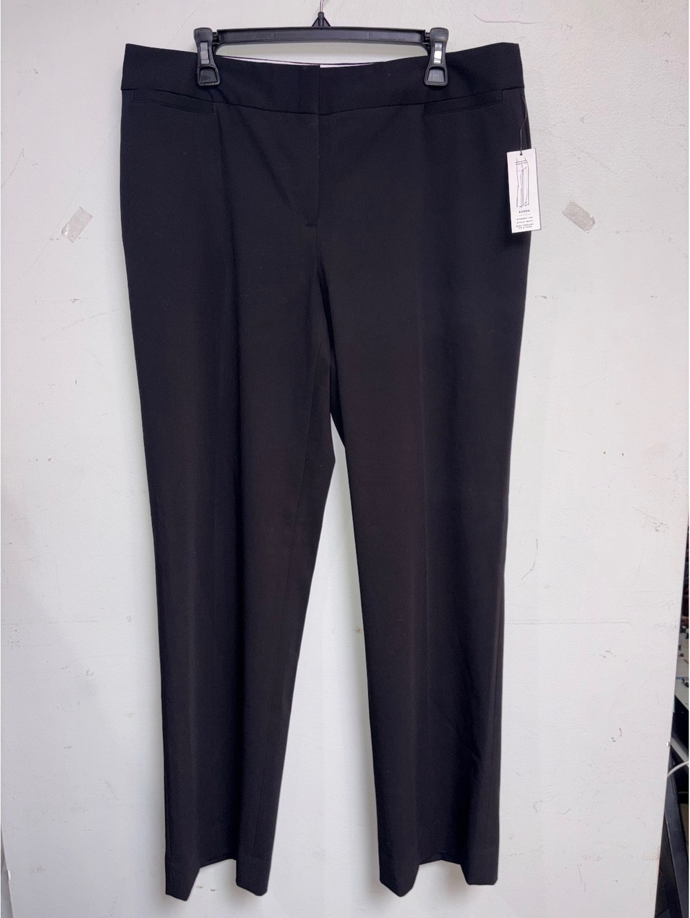 Liz Claiborne Audra Straight Leg Black Dress Pants Size 14